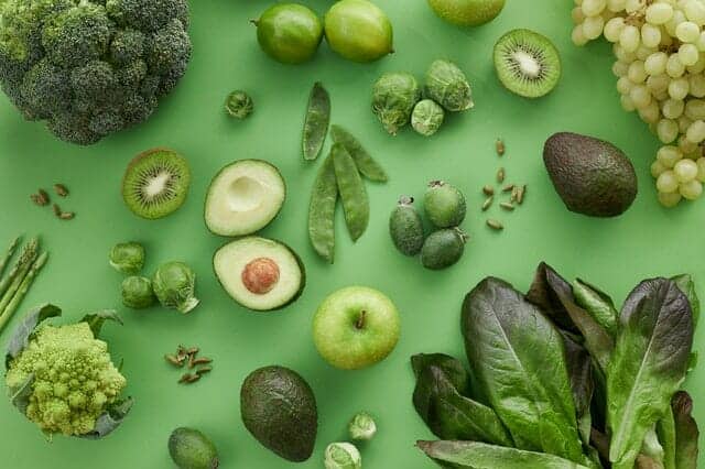  Grünes Obst und Gemüse