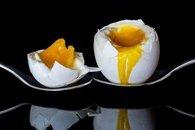  weichgekochte Eier